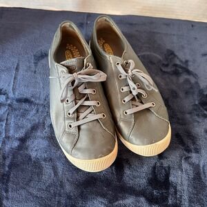 KEEN Women's Lorelai Sneaker Casual Comfort Shoes Navy Blue Gray Size 10 Leather